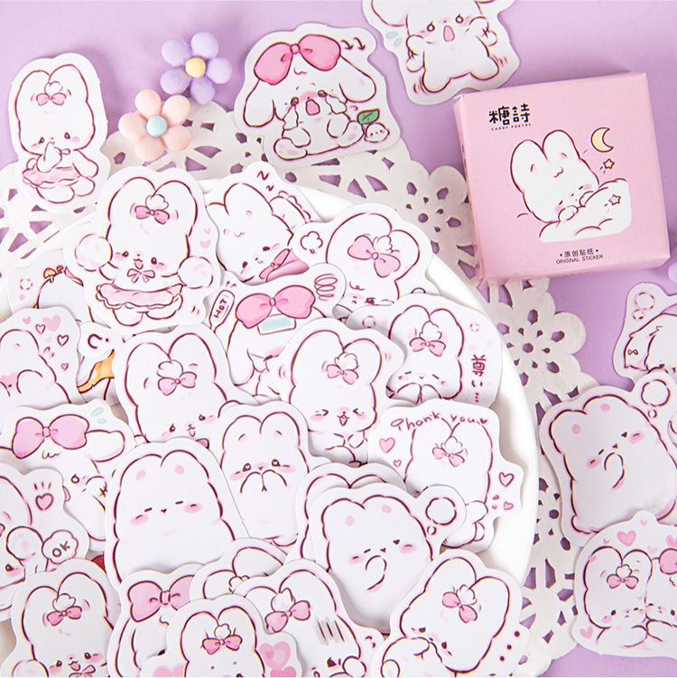 Planned Parenthood - 45 buah/kotak lucu kelinci harian Kawaii