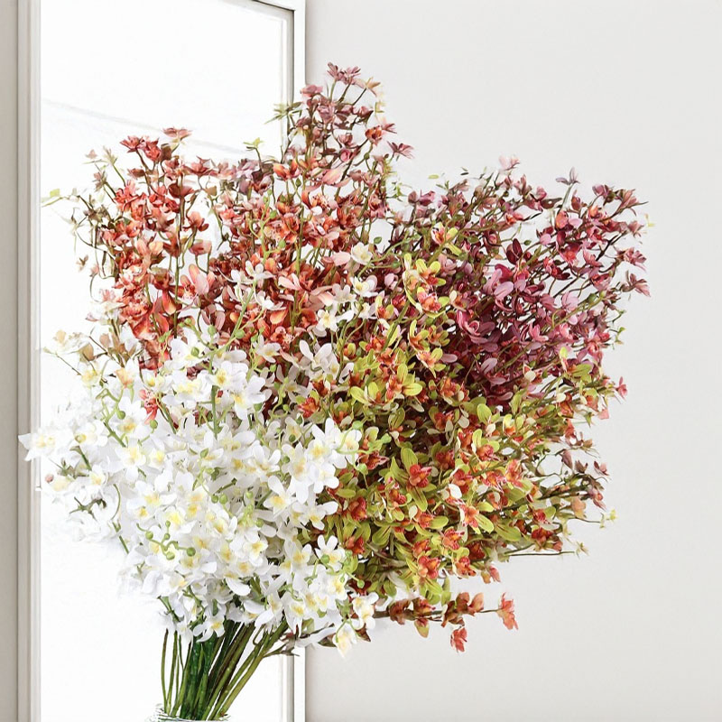 Orchid Phalaenopsis - Anggrek Kupu-kupu Buatan 104CM 5 Cabang
