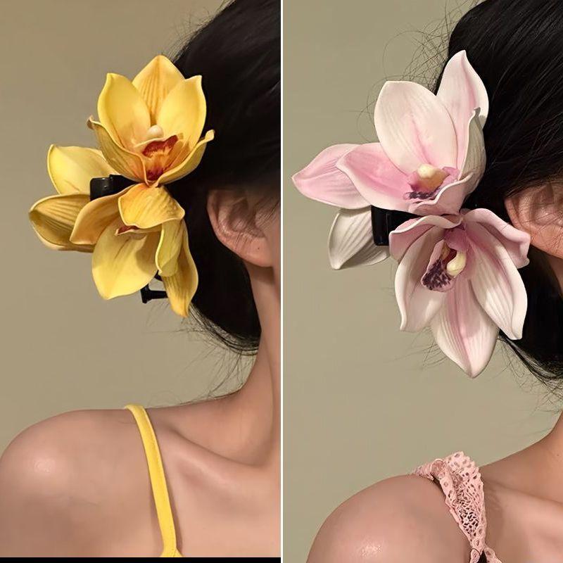 Orchid Phalaenopsis - Jepit Rambut Bunga Anggrek Besar untuk