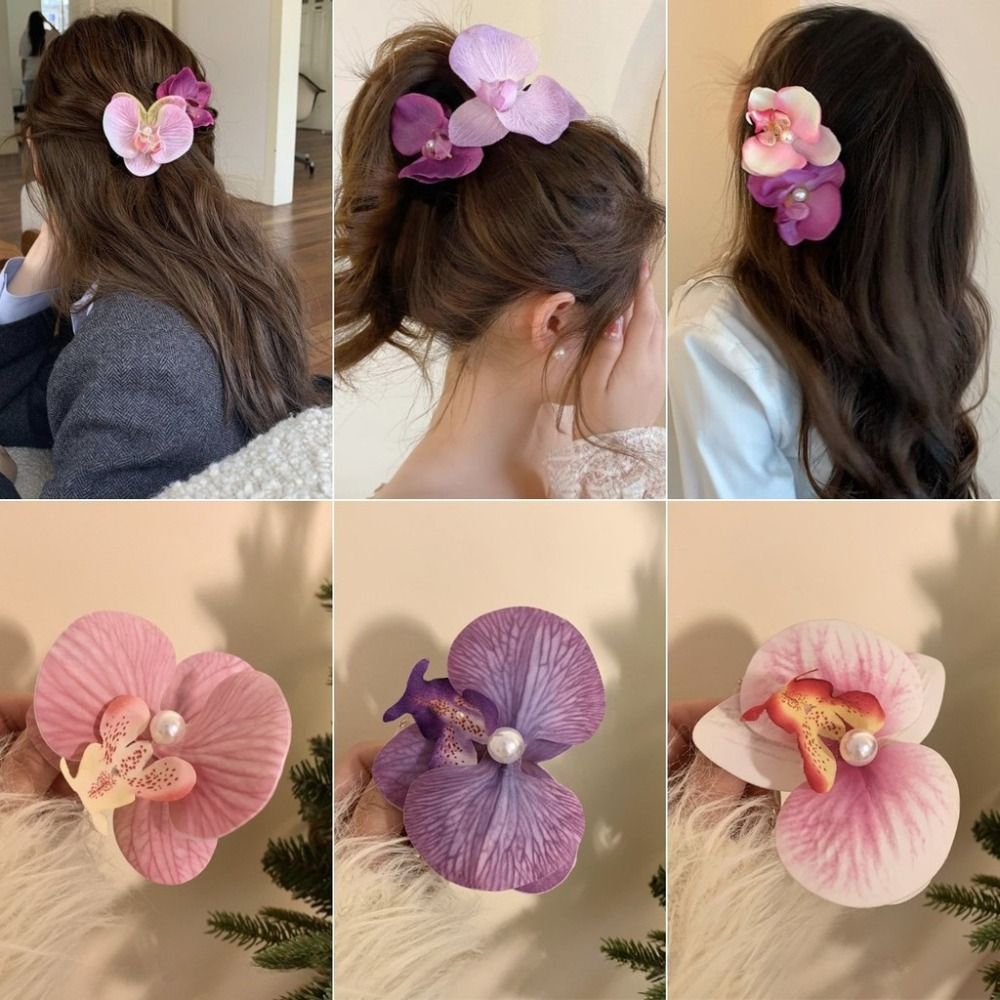 Jepit Rambut Mutiara Phalaenop - Orchid Phalaenopsis ulasan dan harga