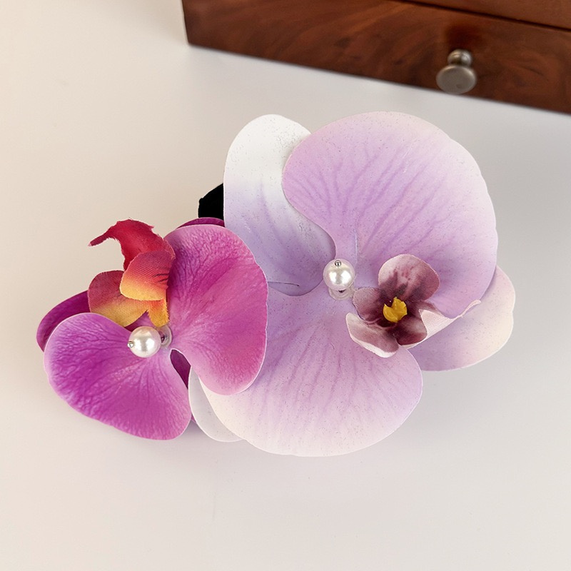 3 buah klip cakar rambut anggr - Orchid Phalaenopsis ulasan dan harga