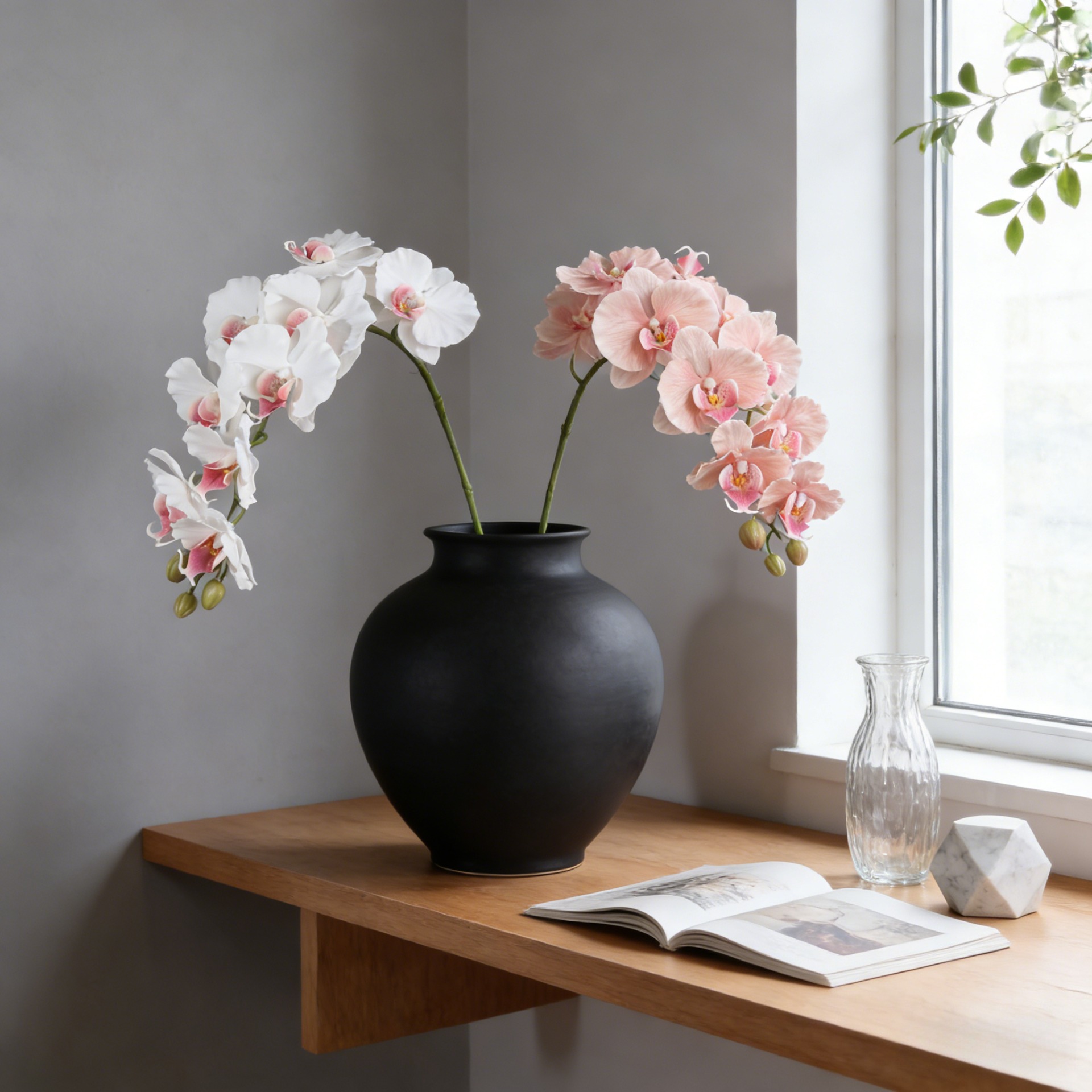 38.6 Inci 9 Tangkai Anggrek Ph - Orchid Phalaenopsis ulasan dan harga