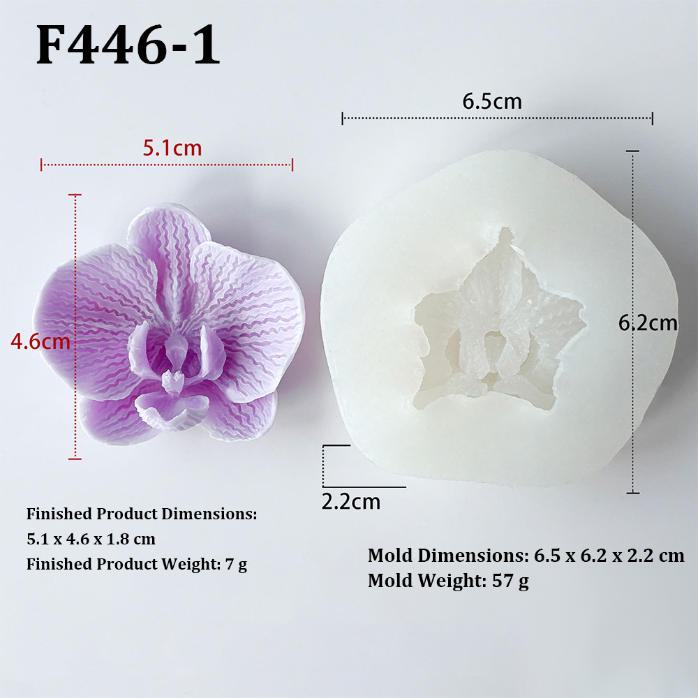 Cetakan Silikon Lilin Bentuk B - Orchid Phalaenopsis ulasan dan harga