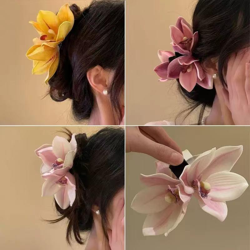 Jepit Rambut Bunga Anggrek Bes - Orchid Phalaenopsis ulasan dan harga